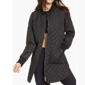Like-New Water Resistant Quilted Bomber